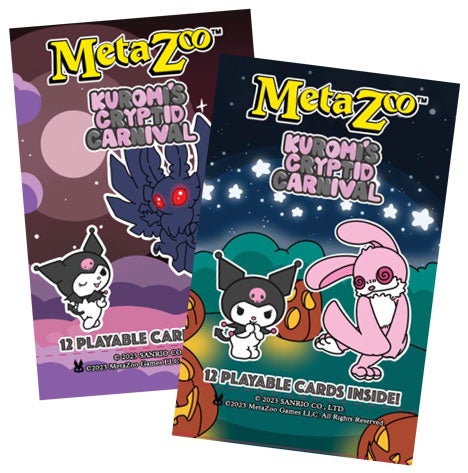 metazoo hello kitty booster box MetaZoo x Hello Kitty Trading Card Game Kuromi's Cryptid Carnival Booster  Pack [12 Cards] | Otaku